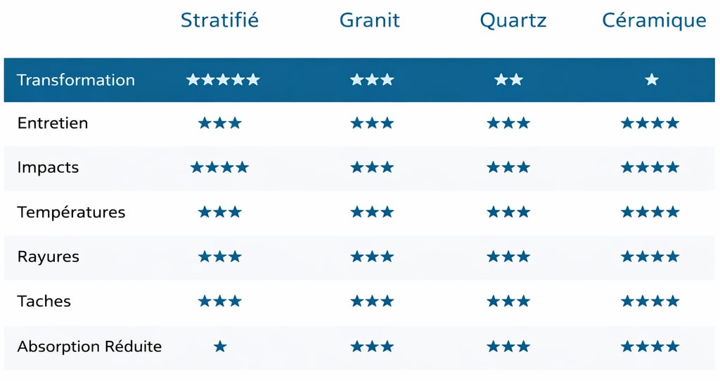 Dekton vs Céramique : quel matériau choisir ?